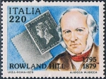 Stamps Italy -  CENTENARIO DE LA MUERTE DE SIR ROWLAND HILL. Y&T Nº 1409