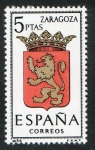 Stamps Spain -  1701-  Escudos de las capitales de provincias españolas. ZARAGOZA.