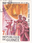 Stamps Guinea -  150  aniversario nac.Julio Verne 1828-1978