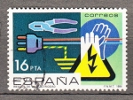Stamps Spain -  2734 Riesgo Electricidad (452)