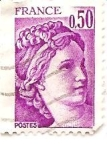 Stamps : Europe : France :  mujer