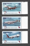 Stamps : America : Cuba :  75 Aniversario Cubana de Aviacion