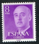 Stamps : Europe : Spain :  1162-  GENERAL FRANCO.