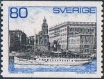 Stamps Sweden -  BARCO A VAPOR HACIENDO EL TRÁFICO DEL ARCHIPIELAGO DE ESTOCOLMO. Y&T Nº 681