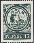 Stamps Sweden -  FRESCO MEDIEVAL DE LA IGLESIA DE SODRA RODA. Y&T Nº 687