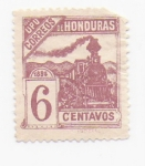 Stamps Honduras -  tren