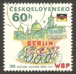 Sellos de Europa - Checoslovaquia -  2207 - 30 anivº de la carrera de la paz Varsovia-Berlin-Praga, por las calles de Berlin