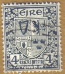 Sellos de Europa - Irlanda -  Escudo de Armas