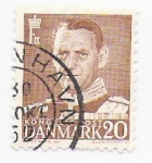 Stamps Denmark -  rey federico