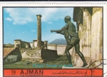 Stamps United Arab Emirates -  pompei-templo de apolo