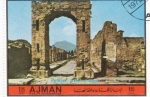 Sellos de Asia - Emiratos rabes Unidos -  pompei-arco de Apolo