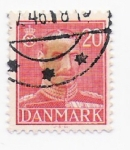 Stamps Denmark -  rey christian
