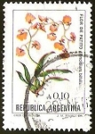 Stamps Argentina -  FLORES - FLOR DE PATITO