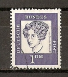 Stamps Germany -  Annette von Droste-Hulshoff.