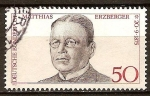 Sellos de Europa - Alemania -  100a Aniversario de Matthias Erzberger (1875-1921) Escritor y político. 