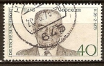 Stamps Germany -  100a Aniv, del nacimiento de Hans Böckler (1875-1951)dirigente sindical.