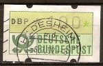 Stamps Germany -  Marca de maquina.