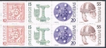 Stamps Sweden -  LA EPOCA DE VENDEL, HALLAZGOS ARQUEOLÓGICOS CERCA DE LA IGLESIA DE VENDEL. Y&T Nº 873-76