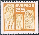 Stamps Sweden -  FIGURAS EN ORO DE EKETORP DE LOS SIGLOS VI ó VII. Y&T Nº 877