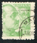 Stamps : Europe : Spain :  921-  GENERAL FRANCO.