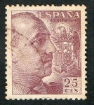 Stamps : Europe : Spain :  1048A-  GENERAL FRANCO.