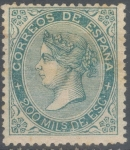 Stamps Spain -  ESPAÑA 100 ISABEL II