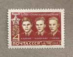 Stamps Russia -  Cosmonautas