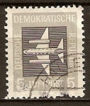 Stamps Germany -  Correo aereo-por vía aérea avión (DDR).