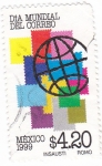 Stamps Mexico -  dia mundial del correo