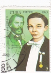 Sellos de America - Cuba -  140 aniv.nacimiento Jose Marti