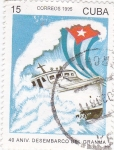 Stamps Cuba -  40 aniv. desembarco del Granma