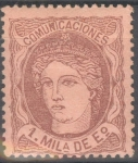 Stamps Spain -  ESPAÑA 102 EFIGIE ALEGORICA DE ESPAÑA