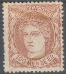 Stamps Spain -  ESPAÑA 108 EFIGIE ALEGORICA DE ESPAÑA