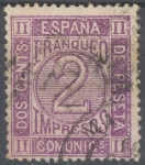 Stamps Spain -  ESPAÑA 116a CIFRAS