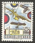 Sellos de Europa - Checoslovaquia -  2233 - Avión de Clément Ader