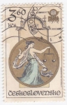 Stamps Czechoslovakia -  2288 - Zodiaco de Manes, Libra