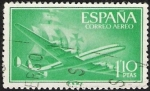 Stamps Spain -  Superconstelación y Nao Santa Maria