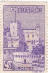 Stamps : Europe : Monaco :  castillo
