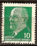 Stamps Germany -  Presidente del Consejo de Estado,Walter Ulbricht (DDR)