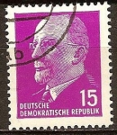 Stamps Germany -  Presidente del Consejo de Estado,Walter Ulbricht (DDR)