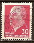 Stamps Germany -  Presidente del Consejo de Estado,Walter Ulbricht (DDR)