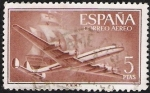 Stamps : Europe : Spain :  Superconstelación y Nao Santa Maria