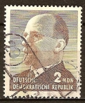 Stamps Germany -  Presidente del Consejo de Estado,Walter Ulbricht (DDR)