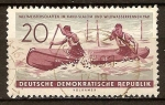 Sellos de Europa - Alemania -  Campeonato Mundial de Piragüismo en aguas de ejecución 1961(DDR).