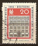 Stamps Germany -  Feria de Otoño,Leipzig 1962.Madler Pasaje(DDR).