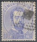 Stamps Spain -  ESPAÑA 121 AMADEO I