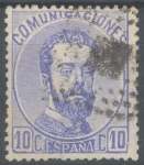 Sellos del Mundo : Europe : Spain : ESPAÑA 121 AMADEO I