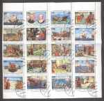 Stamps : America : Cuba :  Historia Latinoamericana, Conquista