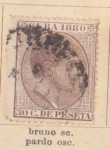 Sellos de America - Cuba -  Alfonso XII Ed 1880