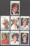 Stamps Cuba -  LADY DIANA  1961-1997